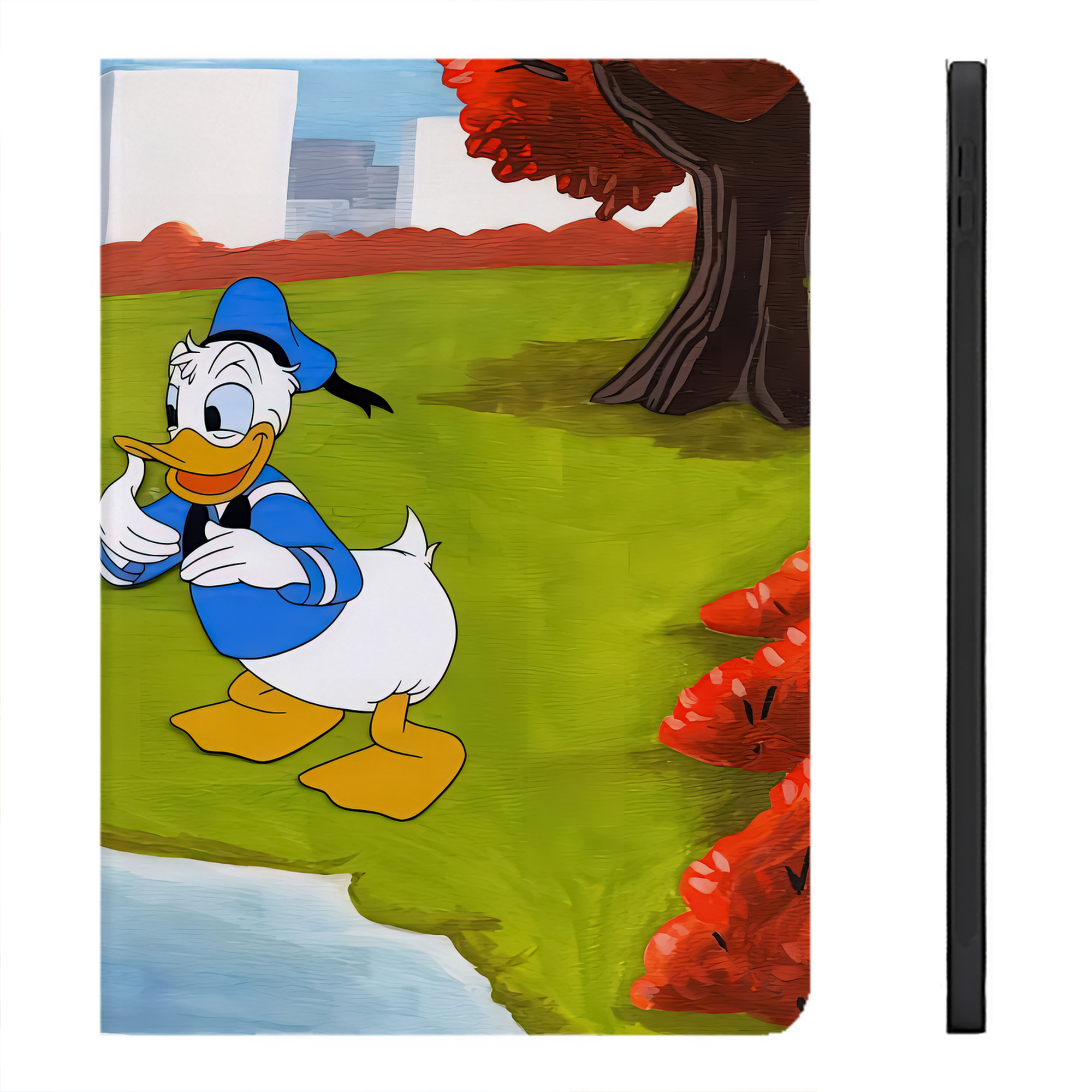 （画像用） ミッキーマウス Mickey Mouse IPadケース ペンホルダー付き ブックスタイルデザイン